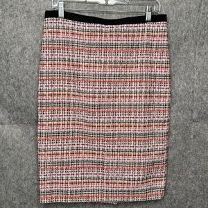 NWOT Talbots Tweed Pencil Multicolored Skirt-‎ Sz 8